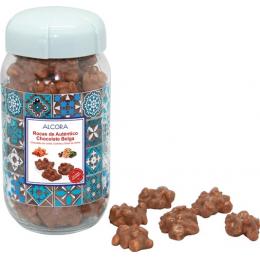 Foto principal ROCAS DE CHOCOLATE CON LECHE, COOKIES Y DULCE DE LECHE EN TARRO CRISTAL DECORADO