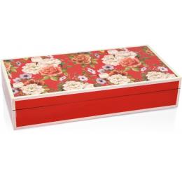 Foto principal CAJA MADERA LACADA CON BOMBONES MOD. ROJO