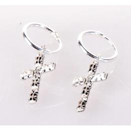Foto principal PENDIENTES CRISTAL SVAROVSKI Y PLATA 
