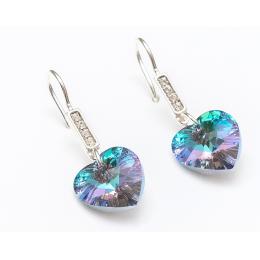 Foto principal PENDIENTES CRISTAL SWAROVSKI  Y PLATA 