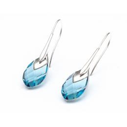 Foto principal PENDIENTES CRISTAL SWAROVSKI Y PLATA 