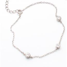 Foto principal PULSERA CRISTAL SVAROVSKI Y PLATA 