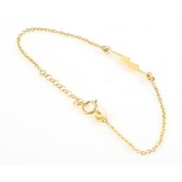 Foto principal PULSERA PLATA Y BAÑO DE ORO 