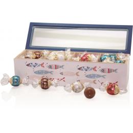 Foto principal CAJA INFUSIONES MADERA Y CRISTAL CON BOMBONES