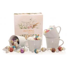 Foto principal SET 4 TAZAS PORCELANA CON BOMBONES -MODELO OSLO-