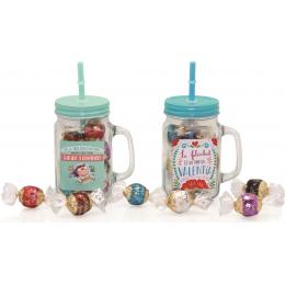 Foto principal SET 2 JARRITAS CRISTAL CON GOMINOLAS -ESTUCHE AZUL-