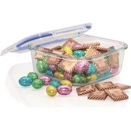 Foto principal TAPER CRISTAL CON NAPOLITANAS Y HUEVOS DE CHOCOLATE