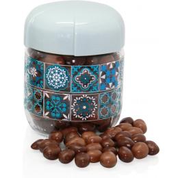 Foto principal TARRO CRISTAL  DECORADO CON CACAHUETES 2 CHOCOLATES